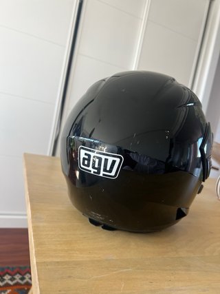 Casco modular AGV negro Talla L