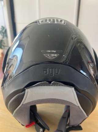 Casco modular AGV negro Talla L