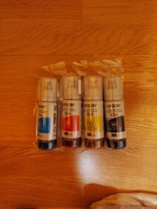 Inchiostro Epson Ecotank 104 (4 colori)