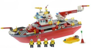 LEGO City 7207 Barco Bomberos