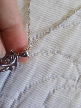 Conjunto Plata 925 Collar y Pendientes Circonitas