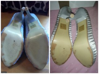 Zapatos de tacón CLOWSE plateados talla 39