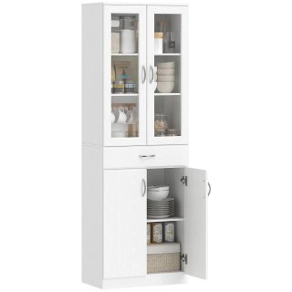 Alacena Cocina Blanca con Puertas Cristal