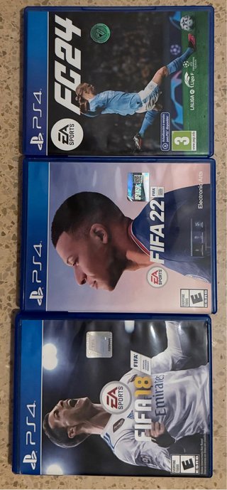Giochi PS4 FIFA 18, 22, FC 24