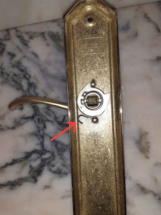 4 Muelles resorte espiral para manilla puerta casa