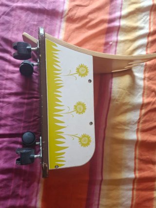 Correpasillos perro madera