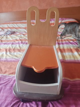 Correpasillos perro madera