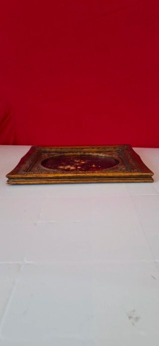 Quadro Vintage Cornice Dorata Lavorata 35x30