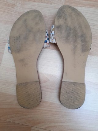 Sandalias PICARA rafia multicolor T.38