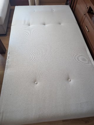 Sofá Cama Beige Tela