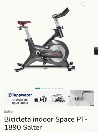Bicicleta Indoor Salter Space PT-1890 NUEVA