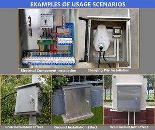Caja Estanca Acero Inox. Cajetín Armario Exterior