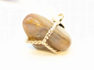 Colgante Oro 18k Ojo de Tigre