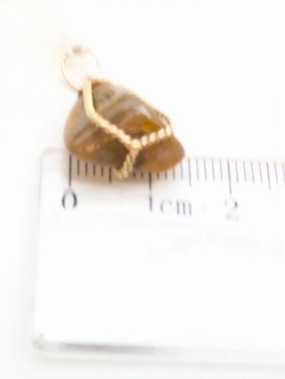 Colgante Oro 18k Ojo de Tigre