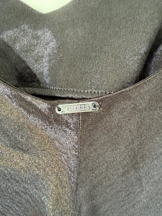Vestido Guess Negro Satinado Talla S