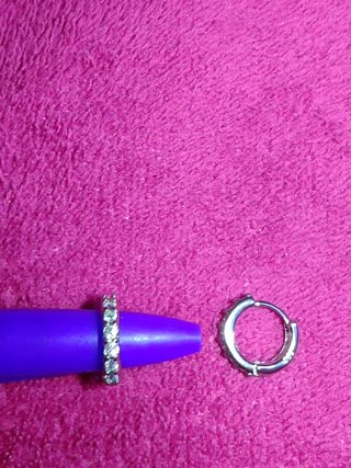 Pendientes Aro Plata S925 Circonitas