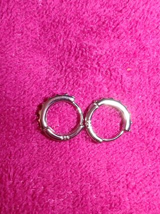 Pendientes Aro Plata S925 Circonitas