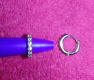 Pendientes Aro Plata S925 Circonitas