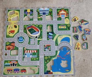 Alfombra puzzle espuma EVA infantil