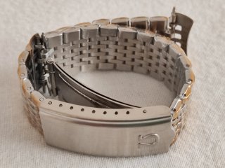 Bracciale Omega Bicolore Acciaio Oro