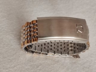 Bracciale Omega Bicolore Acciaio Oro