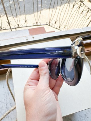 Occhiali da sole vintage Gianfranco Ferré viola