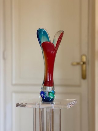 Florero Murano Multicolor altura 40cm