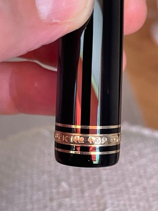 Plumín Montblanc 149 18K W. Germany 1990