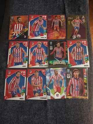 Lote cromos Atlético de Madrid.