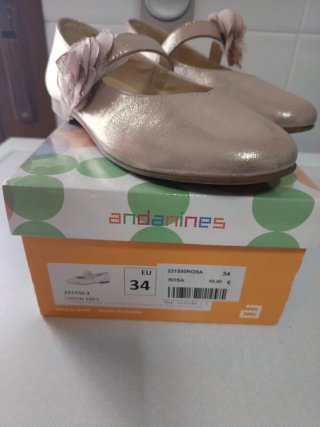 Merceditas Andanines Rosa Talla 34