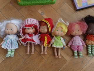 8 Muñecas Tarta de Fresa + Regalo
