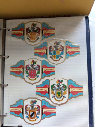 Vitolas de colección(45) Álvaro,escudos heraldicos