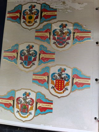 Vitolas de colección(45) Álvaro,escudos heraldicos
