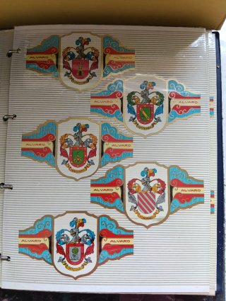 Vitolas de colección(45) Álvaro,escudos heraldicos