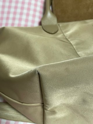 Bolso Longchamp Beige con Correa