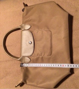 Bolso Longchamp Beige con Correa