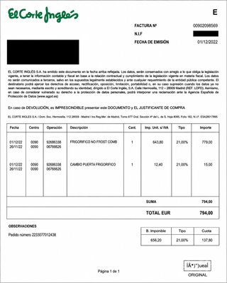 Frigorífico Samsung RB38T776CS9/EF No Frost