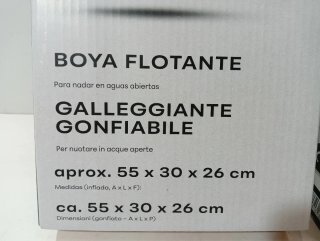 Lote Boya Flotante y Bomba Inflador Crivit