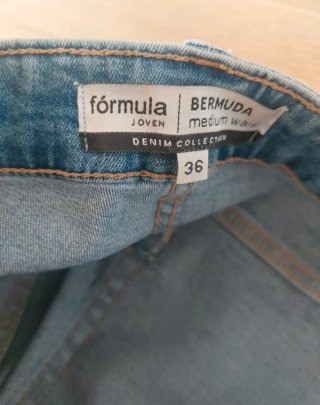 Bermuda vaquera Fórmula Joven