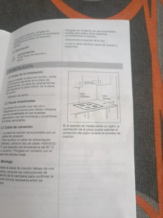 Placa inducción zanussi