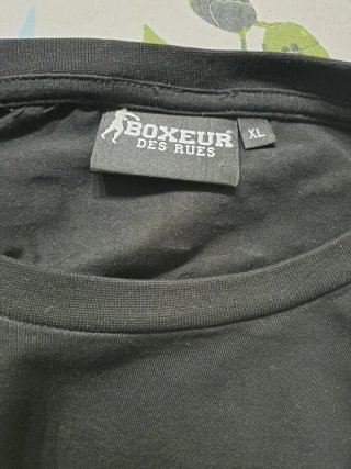 Camiseta Boxeur des Rues Negra Talla XL