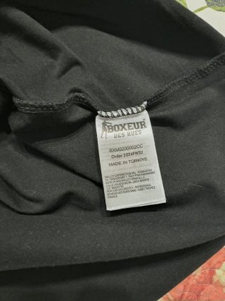 Camiseta Boxeur des Rues Negra Talla XL