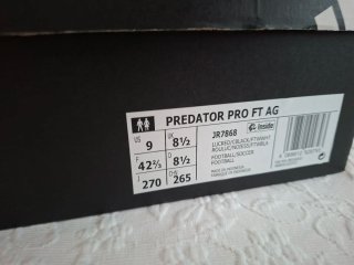 Botas Adidas Predator Pro AG FT Talla 42.5