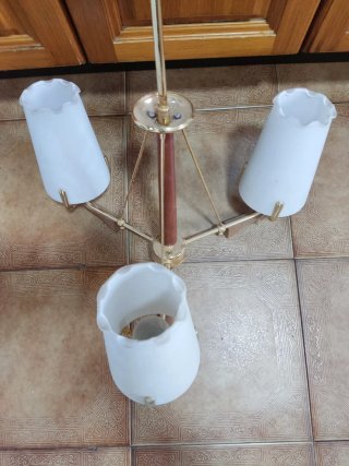 Lámpara de salón/comedor con tulipas