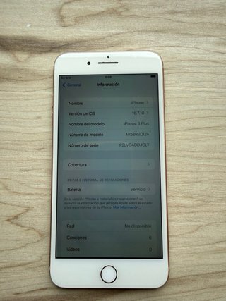 iPhone 8 Plus 256GB Blanco Dorado