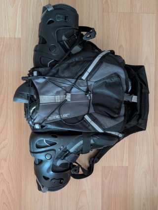 Pack Patines Oxelo Active Fit 3 T42 + Protecciones