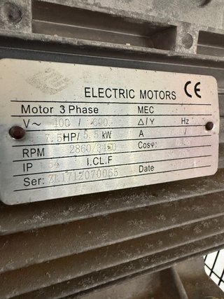Compresor MPC- M600. 7,5cv. Calderin 500L.