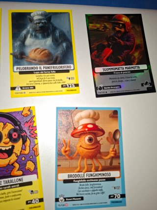 Lote 7 Cromos Brainrot Italian