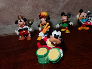 8 figuras Disney años 80