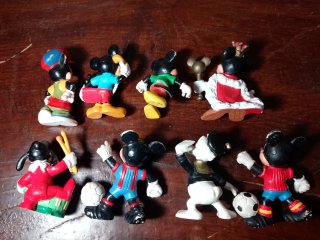 8 figuras Disney años 80